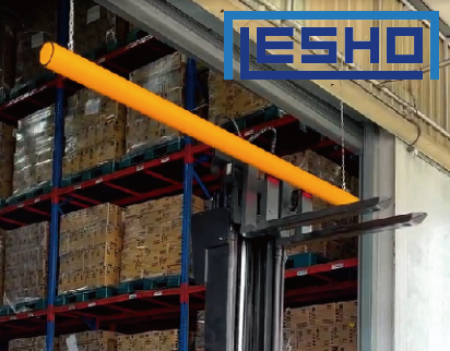 Alarma de límite de altura de luz y sonido cilíndrico y barra anticolisión de barrera de seguridad