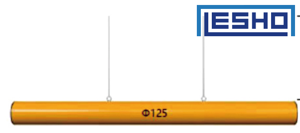 Alarma de límite de altura de luz y sonido cilíndrico y barra anticolisión de barrera de seguridad