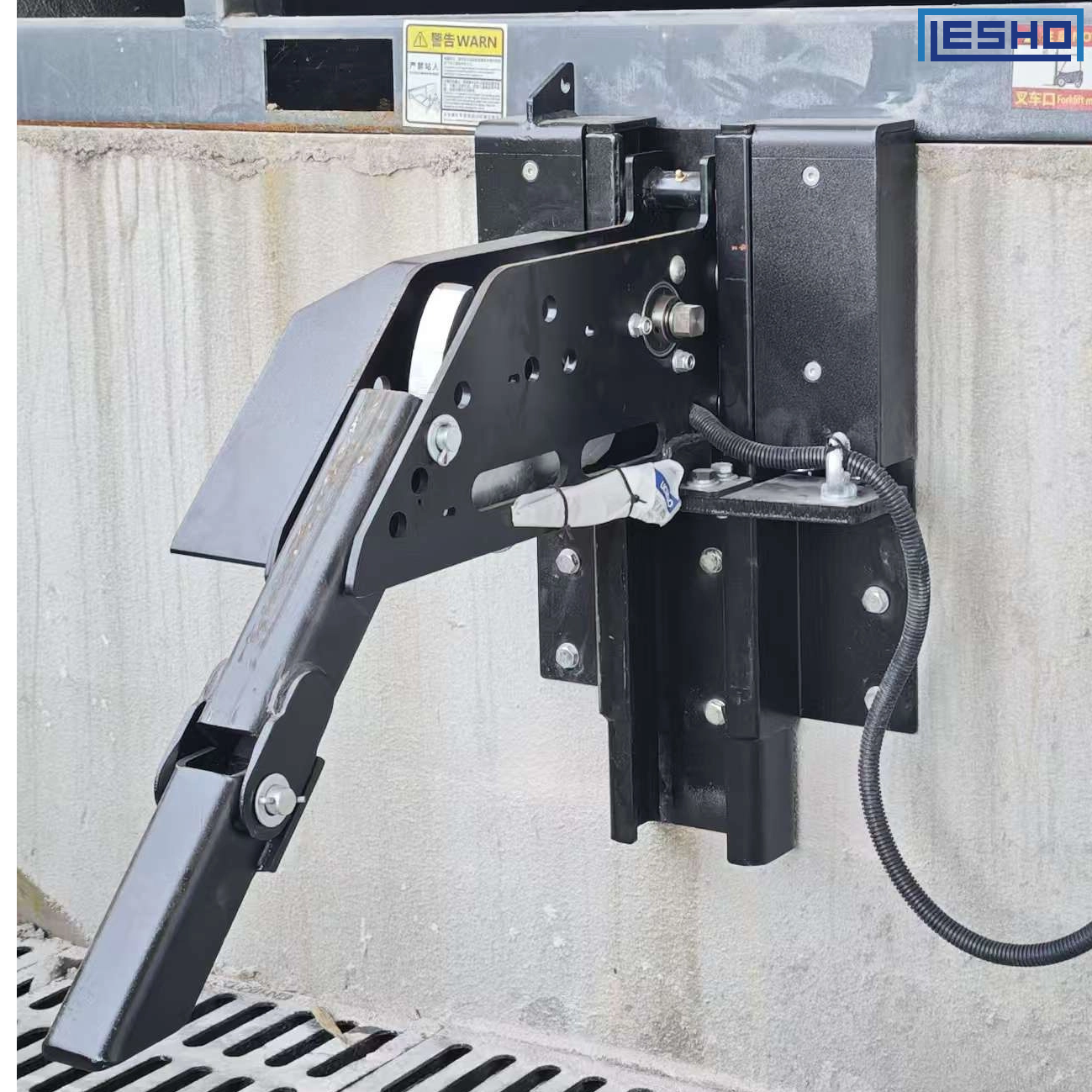 Restricción manual del vehículo Cerradura mecánica del muelle Restricción del camión para la seguridad del muelle de carga