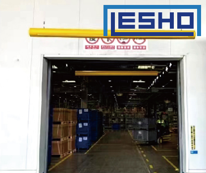 Alarma de límite de altura de luz y sonido cilíndrico y barra anticolisión de barrera de seguridad