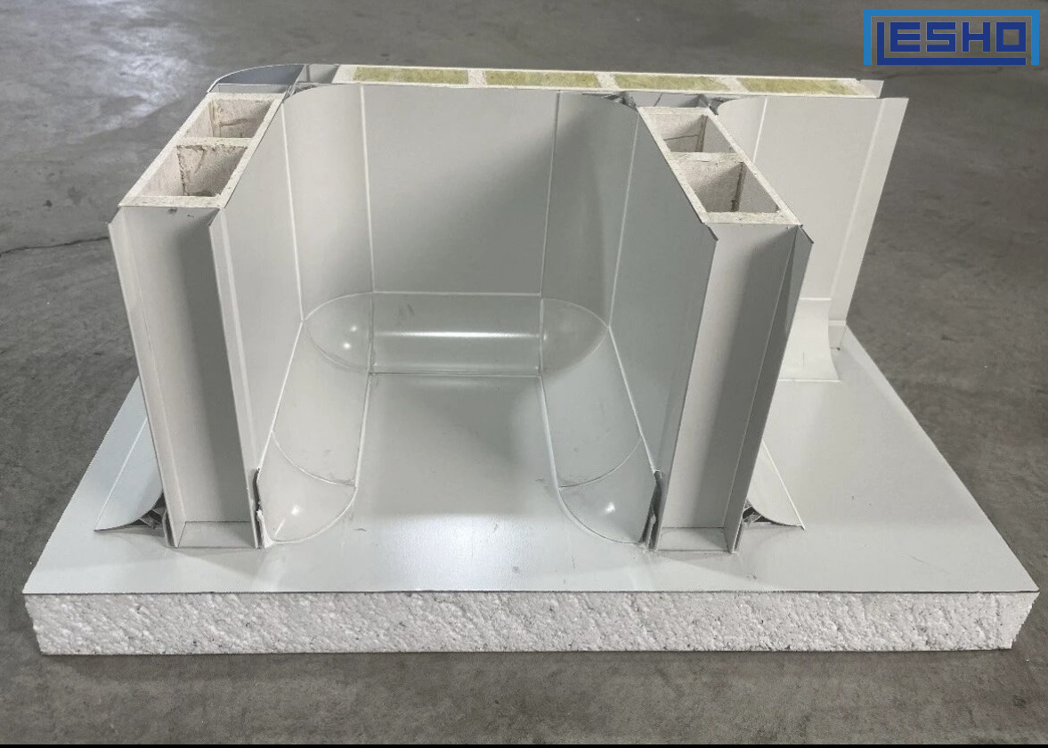 Panel sándwich modular de alta resistencia para salas blancas