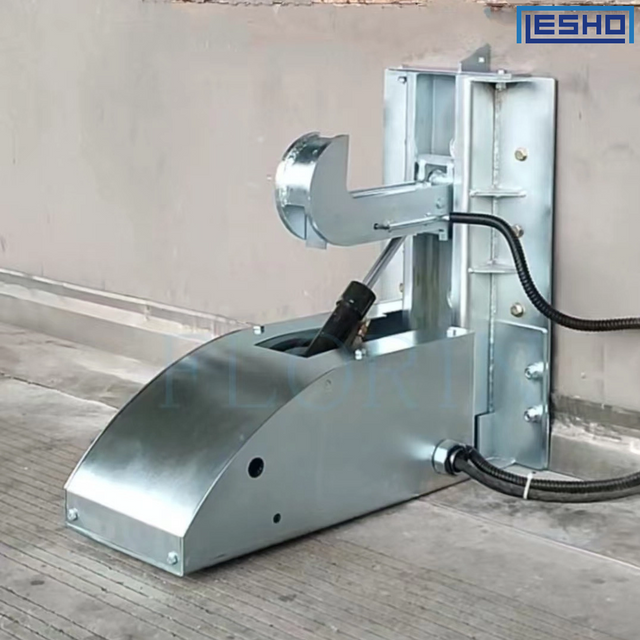 Sistema de retención de vehículos hidráulico automático con luces de seguridad LED